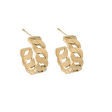 Золотые металлические изысканные серьги, коллекция 2023, золото 750 пробы