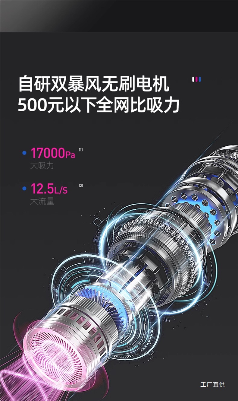 Aitutn Car Vacuum Cleaner Y8Plus Mini Car Super Powerful Handheld Small High-Strength Suction Blow and Suction