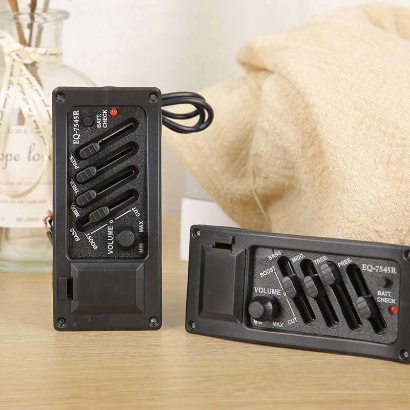 EQ-7545R guitar four-band equalizer pickup classical folk guitar pickup instrument wholesale