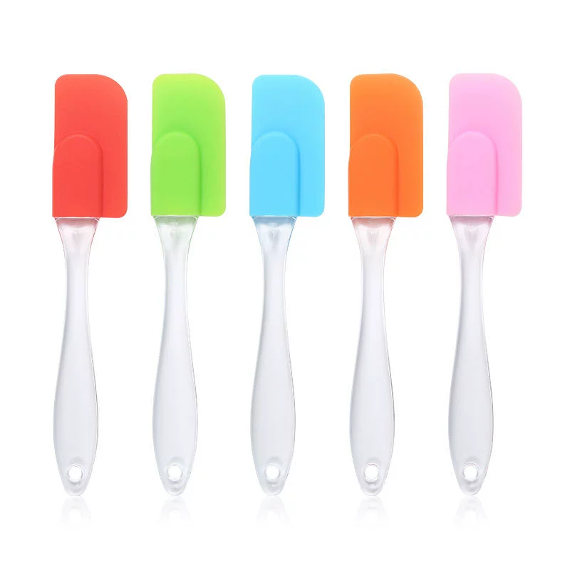 (Cross-border trading), cream silicone transparent split scraper, mixing stick