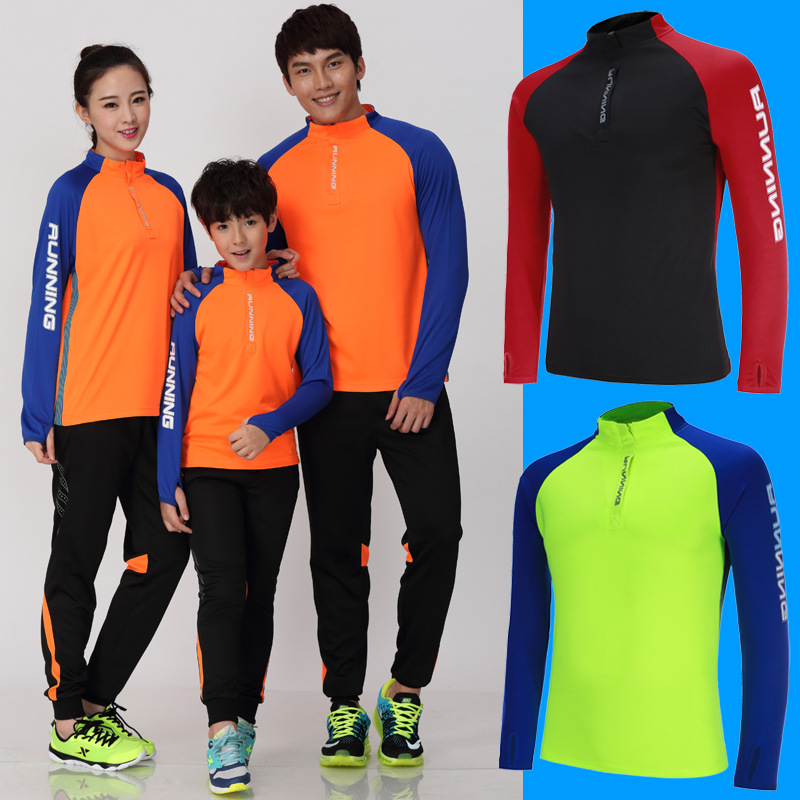 run badminton train Jersey men and women children Football clothes suit coat motion trousers Riding Quick drying