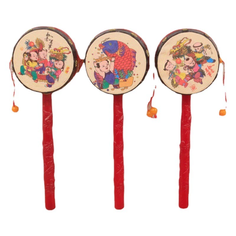 Традиционный благоприятный новогодний погремушка