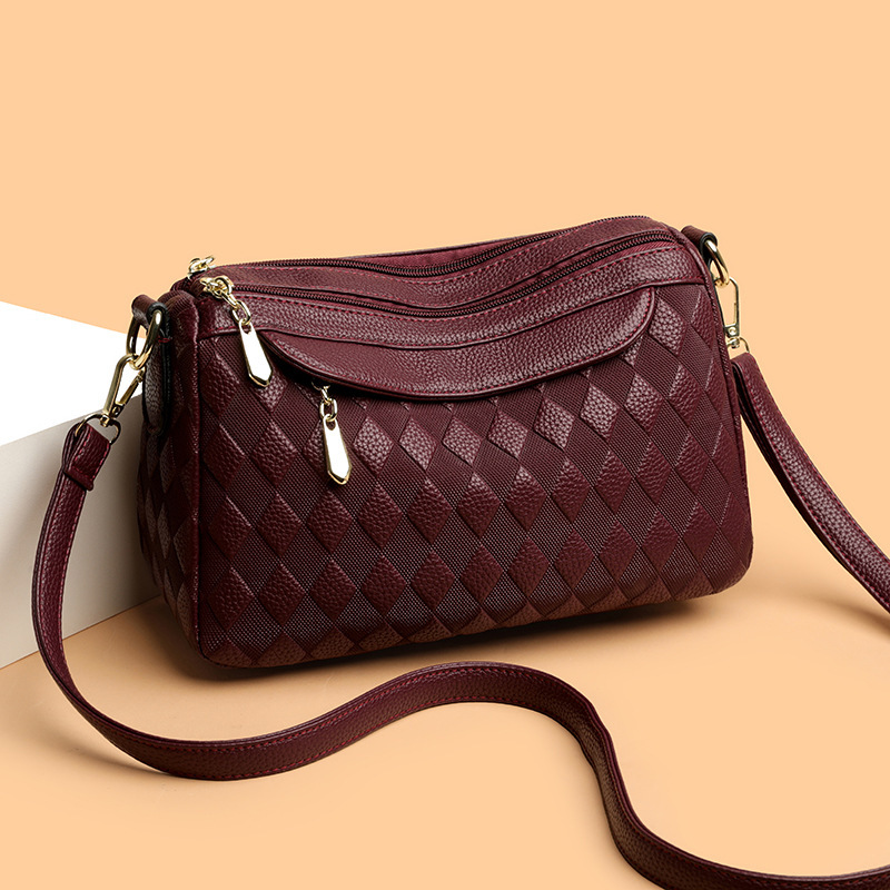 Middle-Aged Mom Bag Women 2025 New Fashion Versatile Single Shoulder Crossbody Bag Stylish Handbag for Ladies Trendy