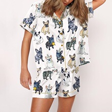 P 28713 3D Digital Print Pajama Set ����ӡ��˯�� �羳ŷ����