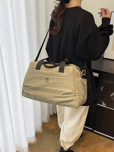 Japanese-style tote bag for students, casual and new, simple for class, literary and commuting, large capacity, versatile unisex shoulder bag
