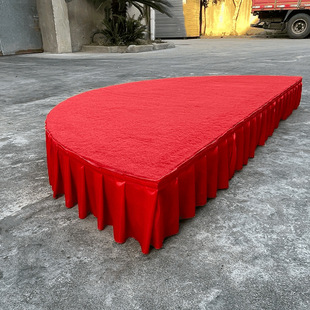 Kindergarten Small Stage Indoor Performance Semi-Circular Stage Home Removable Foldableing Catwalk Kidsren's Eloquence Performance Stage