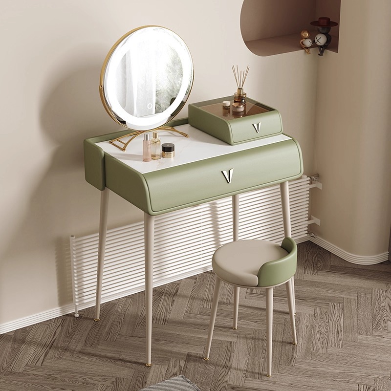 0.7 화장대 + 보석함 + 스툴 + 거울 [연잎그린 1
