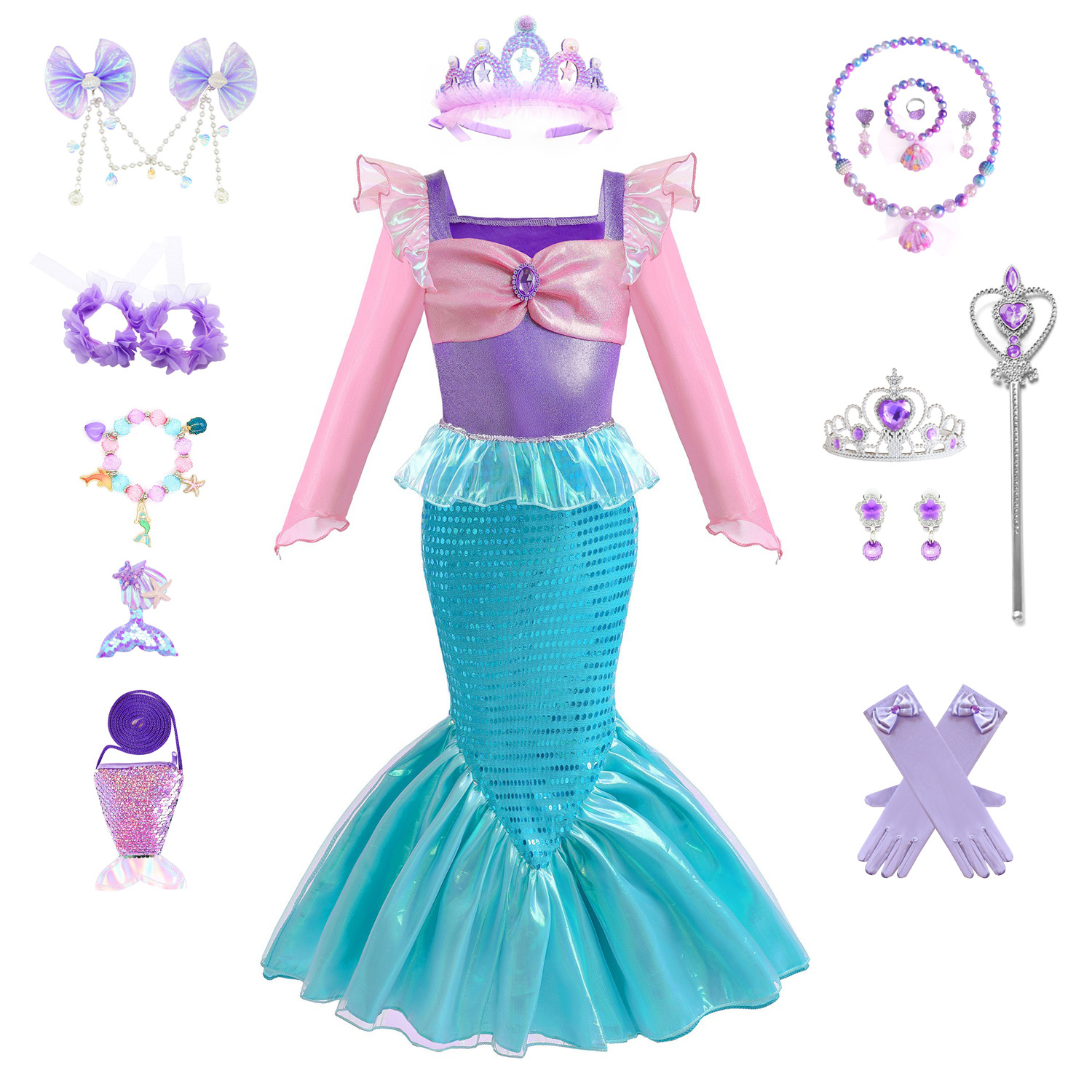Autumn small princess costume