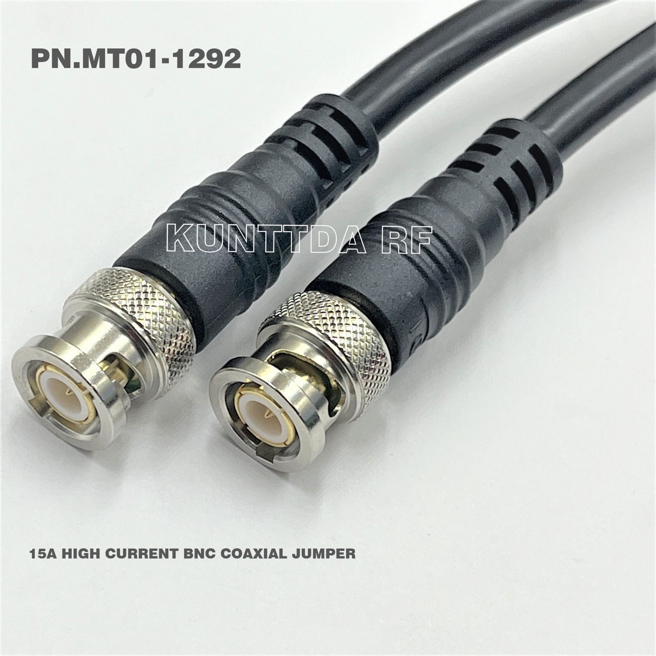 15A大电流BNC射频同轴跳线大电流BNC连接器BNC测试信号线2米50欧