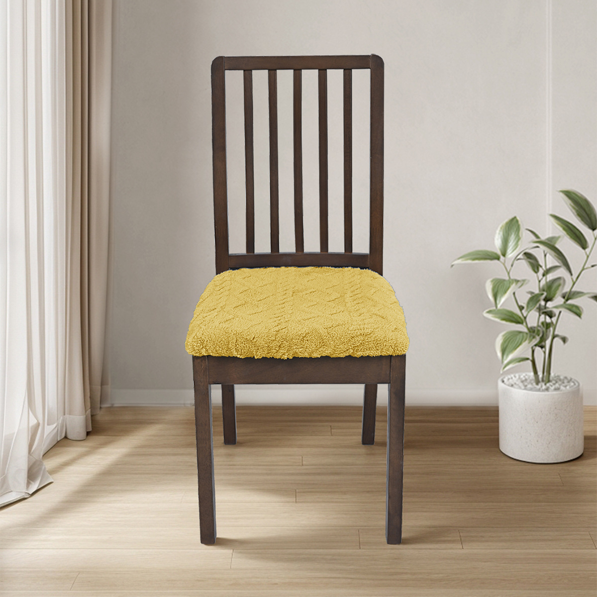 Transfronterizo nuevo algodón elástico jacquard cubierta de taburete universal cubierta de asiento cubierta TEMU en stock