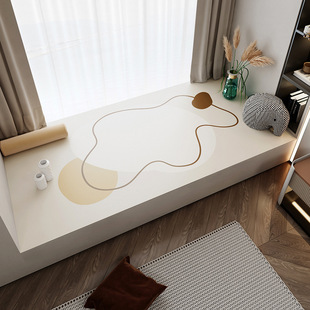Japanese-style waterproof non-slip leather window mat wipe-free balcony cushion can be cut all-season universal bay window mat