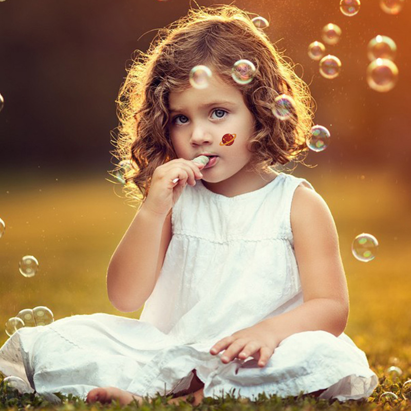 Estricta selección Nuevo espacio tatuaje pegatinas impermeable niños dibujos animados astronauta nave espacial pegatinas de tatuaje en stock al por mayor