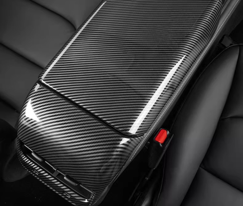 Suitable for Tesla's New Version of Model Y/3 Six-Seater Yl Armrest Box Protective Cover, Full-Cover Air Vent Cover, Interior Parts