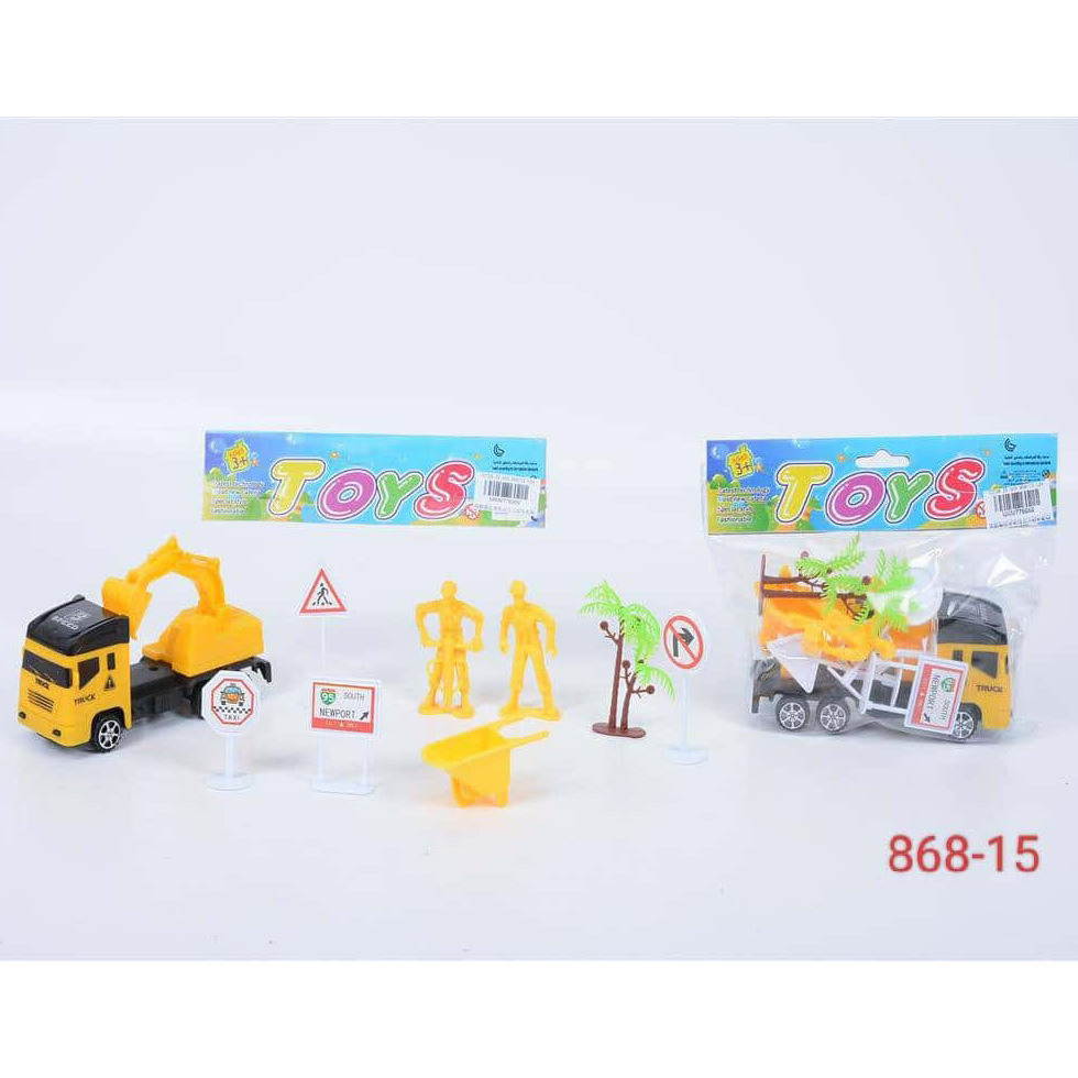HuiLi dibujos animados automóvil de ingeniería autobús escolar voz chatarra mano rápida transmisión en vivo con productos juguetes estandos juguetes regalos de jardín de infantes