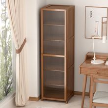 书架防尘收纳置物架落地简易家用靠墙儿童学生客厅多层书柜储物柜