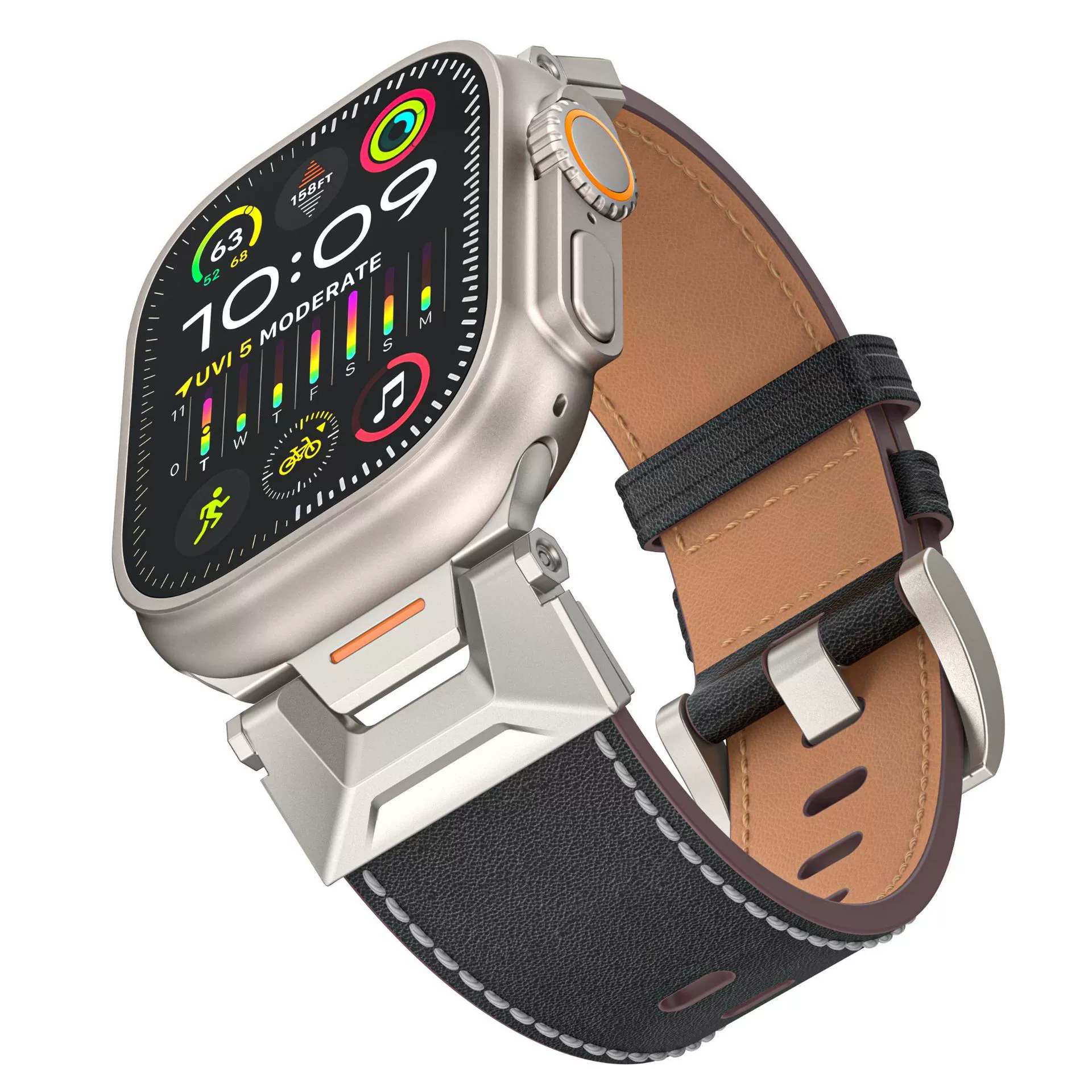Apple 10-го поколения 46 мм совместим с Applewatch 1-9 поколения/SE функция ремня iWatch часы