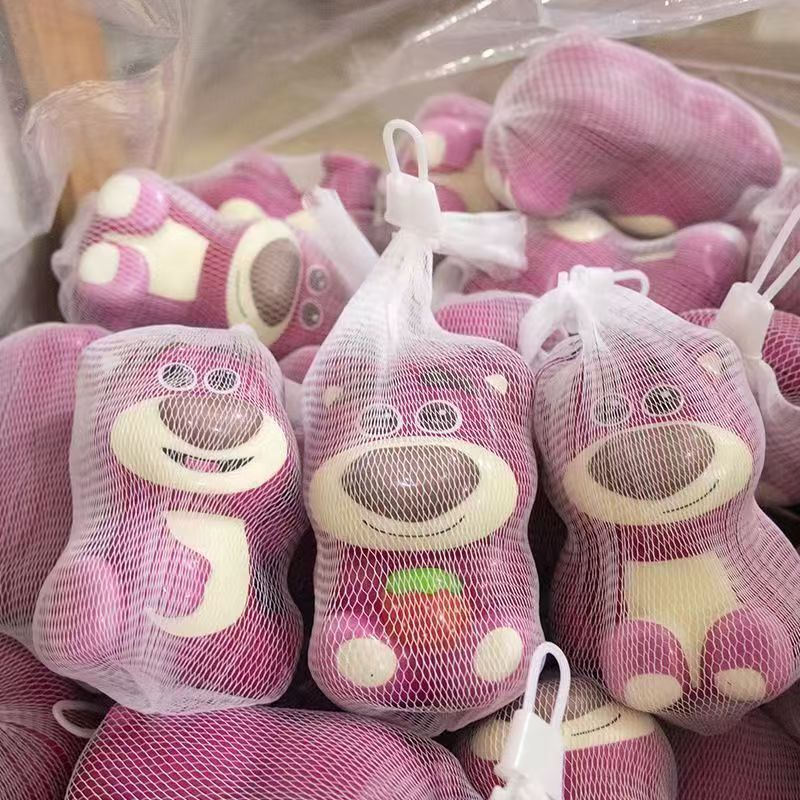 딸기곰 3종 [메시백에 약 8.0개]