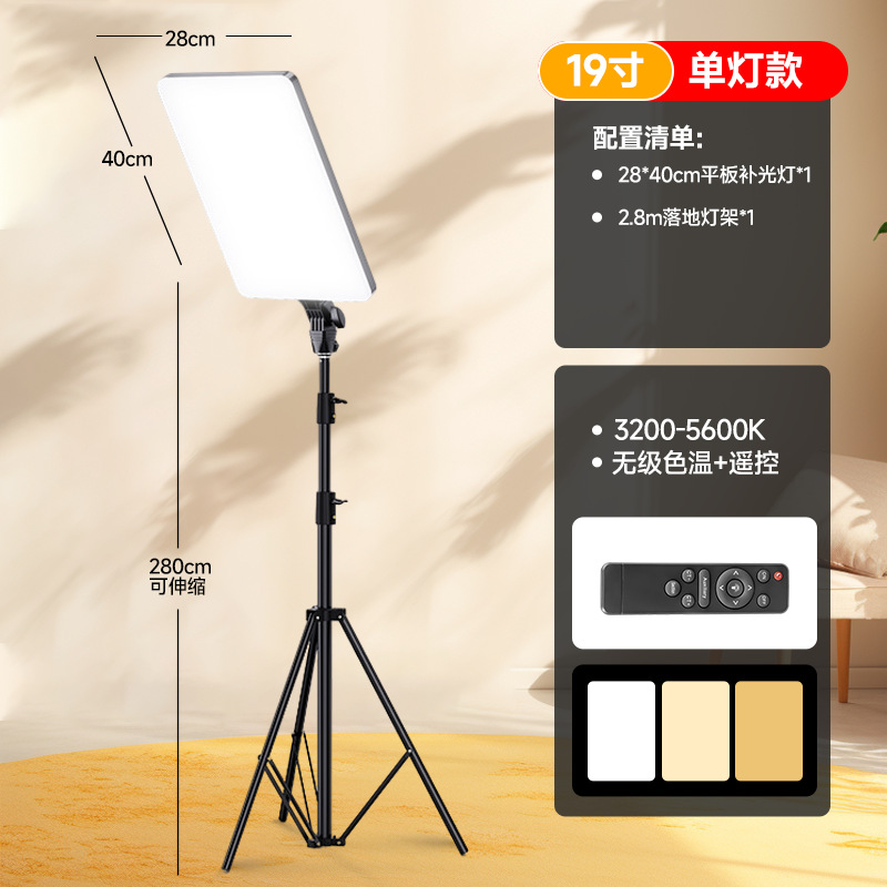 [핫 아이템] [3 색 하이라이트 하이 컬러] 19 인치 싱글 램프 플로어 타입