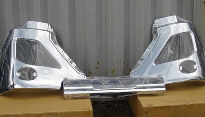 New High-Quality Japanese Truck Nisang Nissa Quon Chrome-Plated Three-Section Split Bumper New High-Quality Japanese Truck Nisang Nissa Quon Chrome-Plated Three-Section Split Bumper
