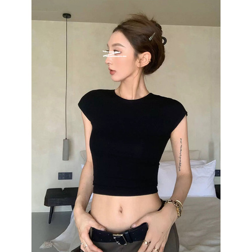 Moses Queen/Moshi Queen T-shirt Slimming and Slimming Multi-purpose Underwear Short Sleeve Top 62861 