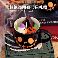 国境を越えたハロウィンキャンドルアロマギフトボックス、パンプキンランタン、幽霊、ハロウィンパーティー用品、雰囲気作り