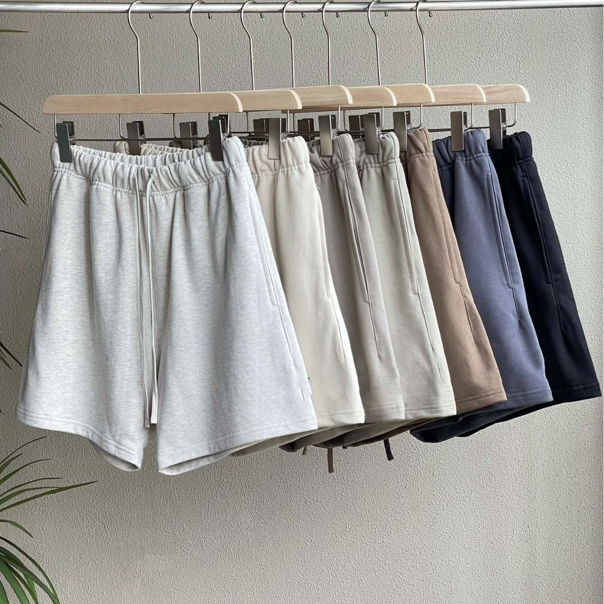 24SS 53009 SUMMER COTTON SHORTS Летние махровая спортивная шорты плюс размер укороченные брюки мужское