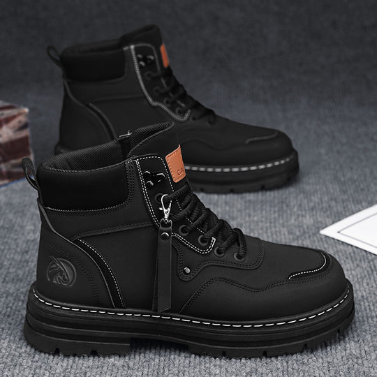 Men's Shoes New Arrival Martin Boots Fashionable All-Match Outdoor High-Top Fashionable Retro Handsome Comfortable Workwear Boots for Men