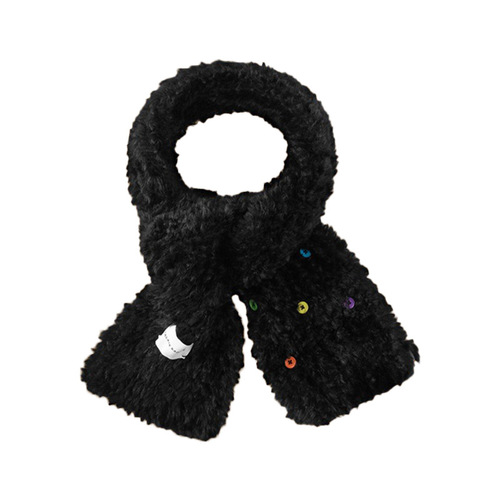 Korean Striped Student Autumn/Winter Ear Protection Knitted Warm Plush Button Hat, Suitable for Round Faces