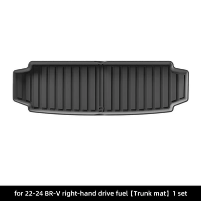 Trunk Mat Car Rear Bucket Mat Trunk - 22-24-honda-br-v-right-hand-drive-fuel-tank-mat-southeast-asia-black