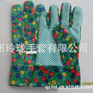 生产销售LL27吸湿性好劳保花园点塑手套