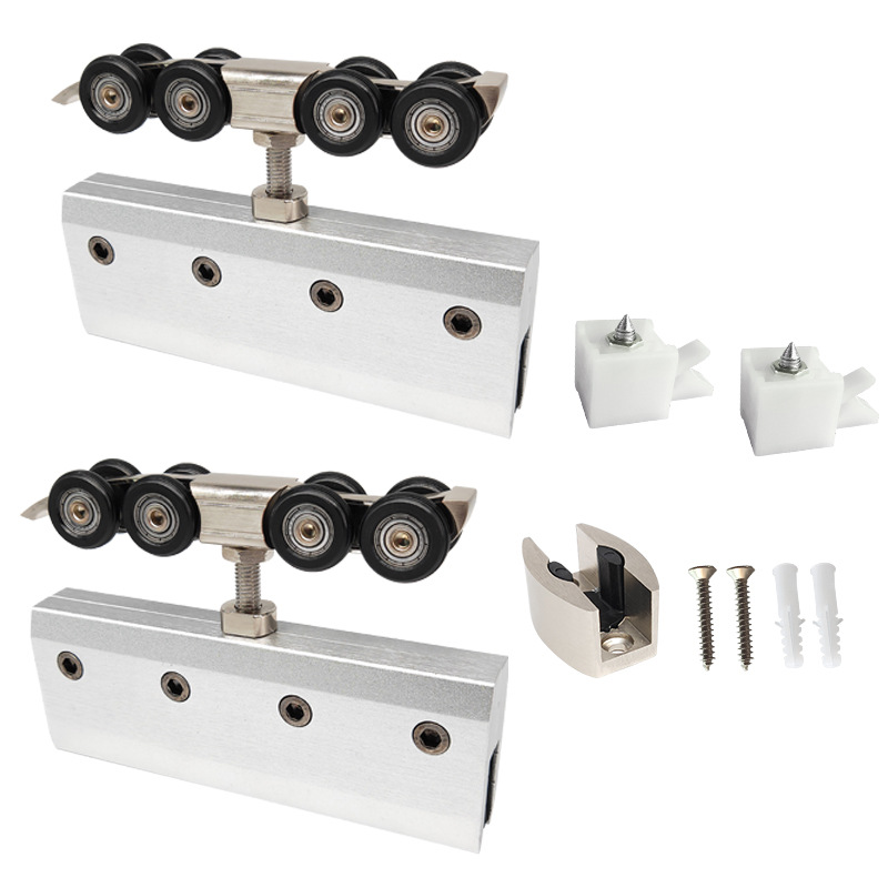 玻璃门吊轮静音滑轮推拉门吊轨吊滑木门移门吊轮 滑轮承重