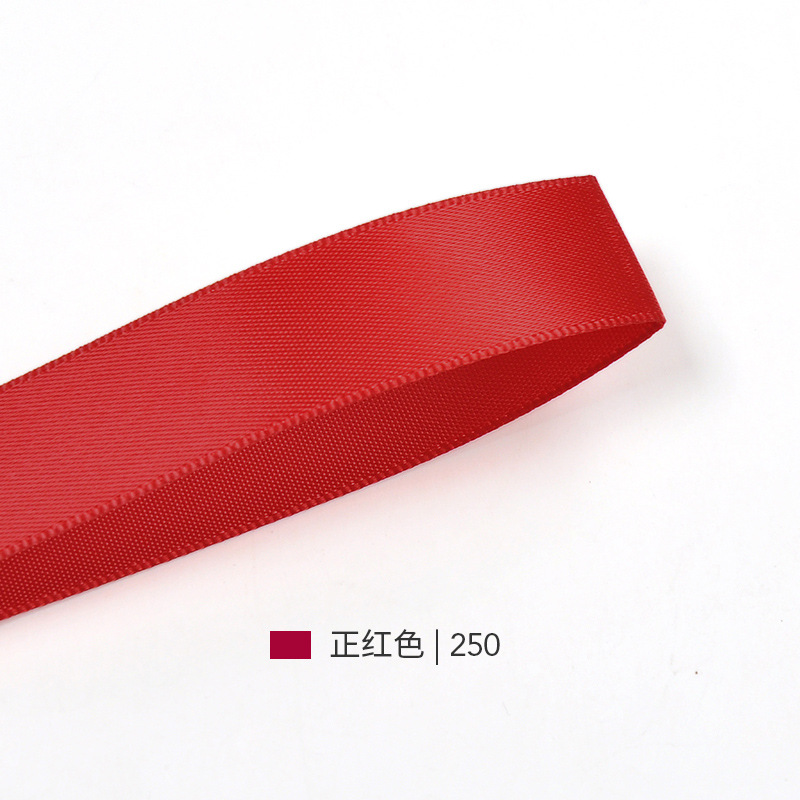 Cinta roja de Yao Ming para pasteles de boda, cinta decorativa hecha a mano con flores, cinta de satén para envolver regalos