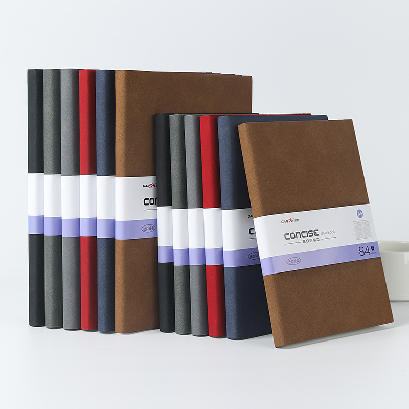 Nuevo cuaderno de negocios A5 puede imprimir logotipo de reunión de trabajo B5 cuaderno de notas de cubierta suave gruesa cuaderno de notas