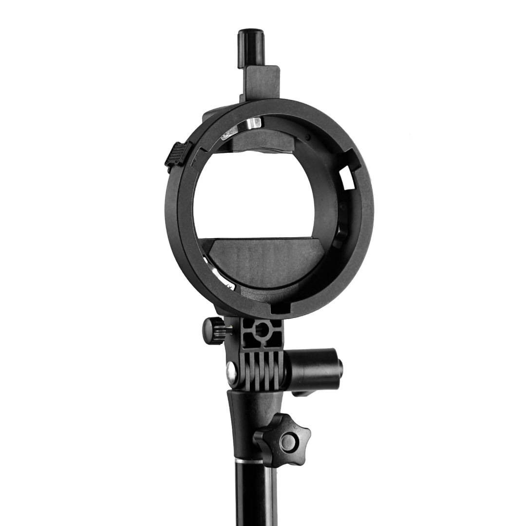 Equipo fotográfico S-type chuck soporte soporte de flash chuck de mano Baorong boca de expansión agujero de paraguas suave S-suporte
