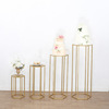 Set four hexagonal dessert stands, iron shelf venue layout props metal handicraft wedding metal shelf