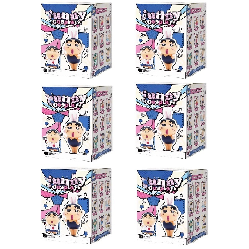 Figura sorpresa de Crayon Shin-chan serie Cos, muñeco coleccionable divertido de edición limitada, regalo de cumpleaños original