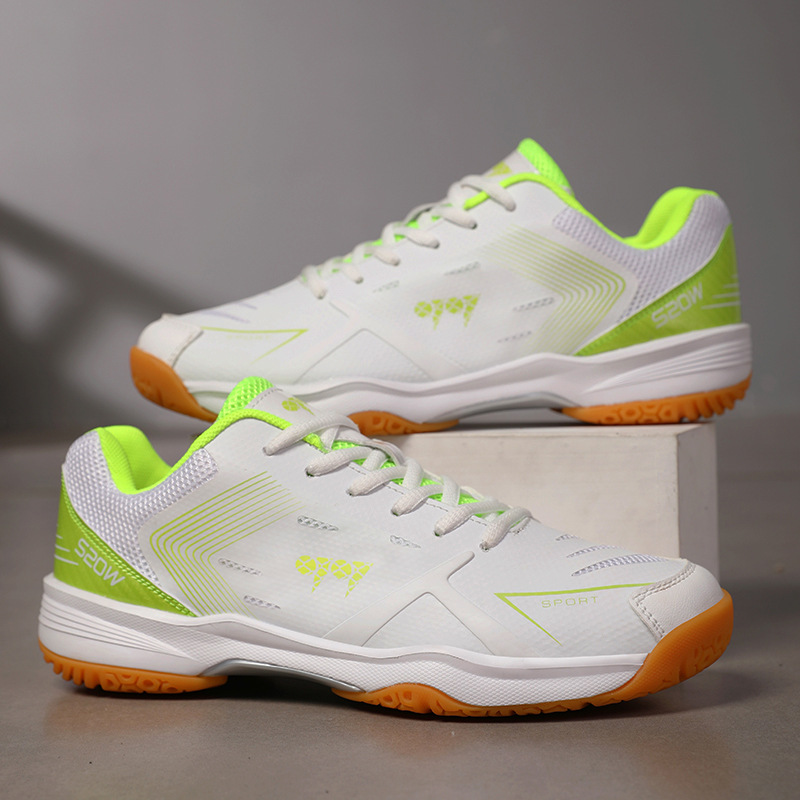 Fábrica directa zapatos de bádminton moda hombres y mujeres entrenamiento integral competencia de tenis de mesa zapatos de tenis pareja zapatos deportivos