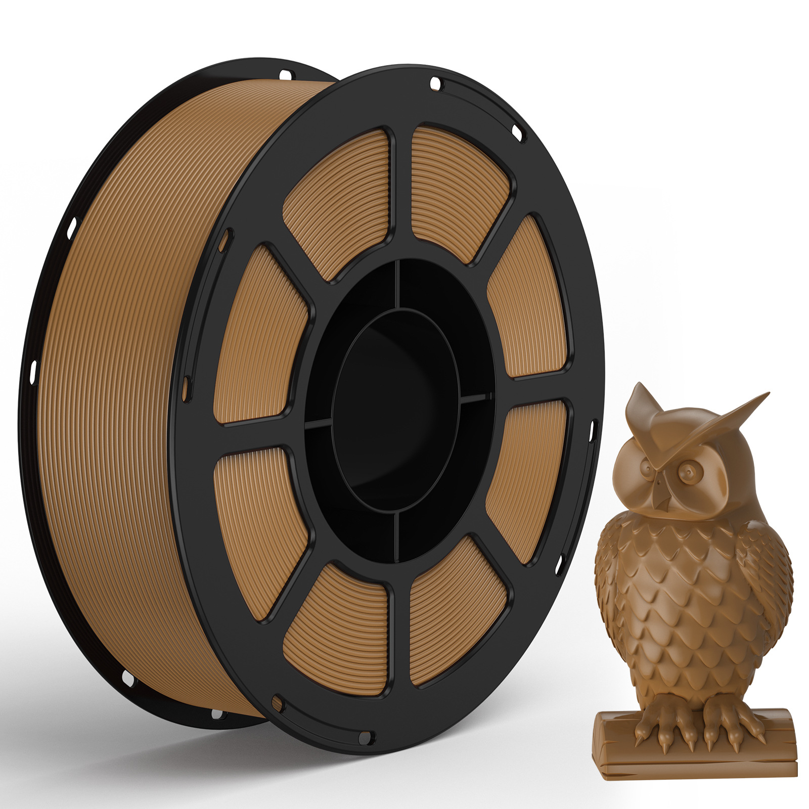 Coredi 3D Printer PETG Material consumible Impresión de alta velocidad 1,75 mm Cinta plana limpia degradable 1KG