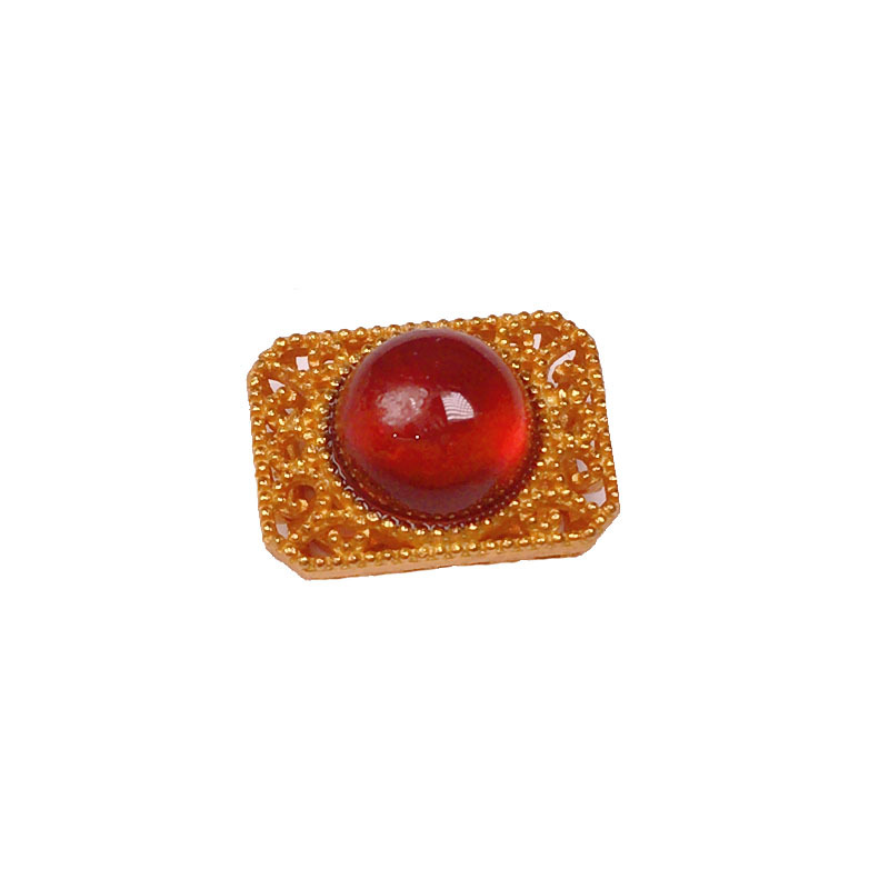 Natural Garnet round table accessories s925 silver gold-plated bracelet necklace string decoration diy handmade beads semi-finished products