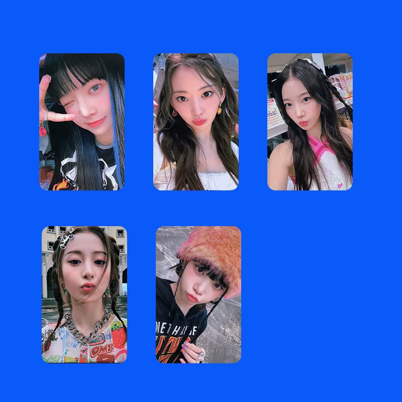 Карточка Chi Lesserafim Busan Lucky Card 2.0 офлайн, карточка фаната, новая звёздная коллекция