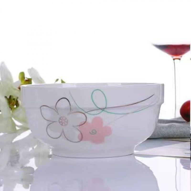 Набор мисок керамических для лапши и супа, комбинация тарелки и палочек, для пищи, простой для общежития, набор посуды 2024