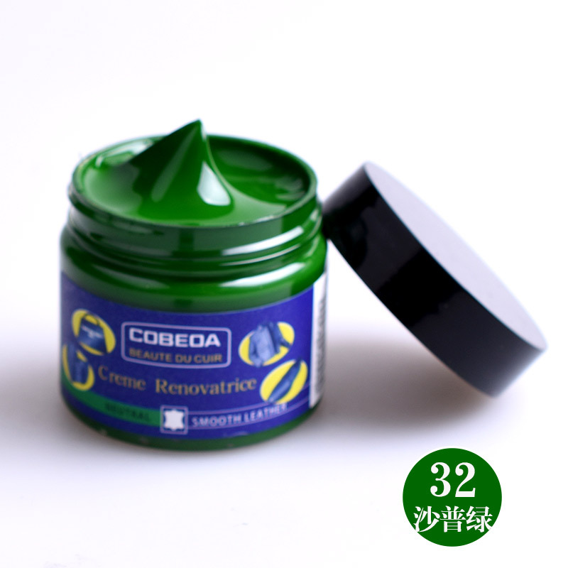 Venta directa de fábrica kangbida agente de coloración de cuero sofá bolsa de cuero para colorear zapatos de cuero de reparación de desgaste color suplemento crema