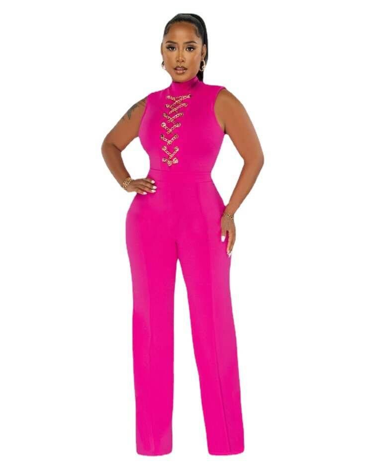 Women's Daily Beach Date Vacation Solid Color Jumpsuits display picture 21