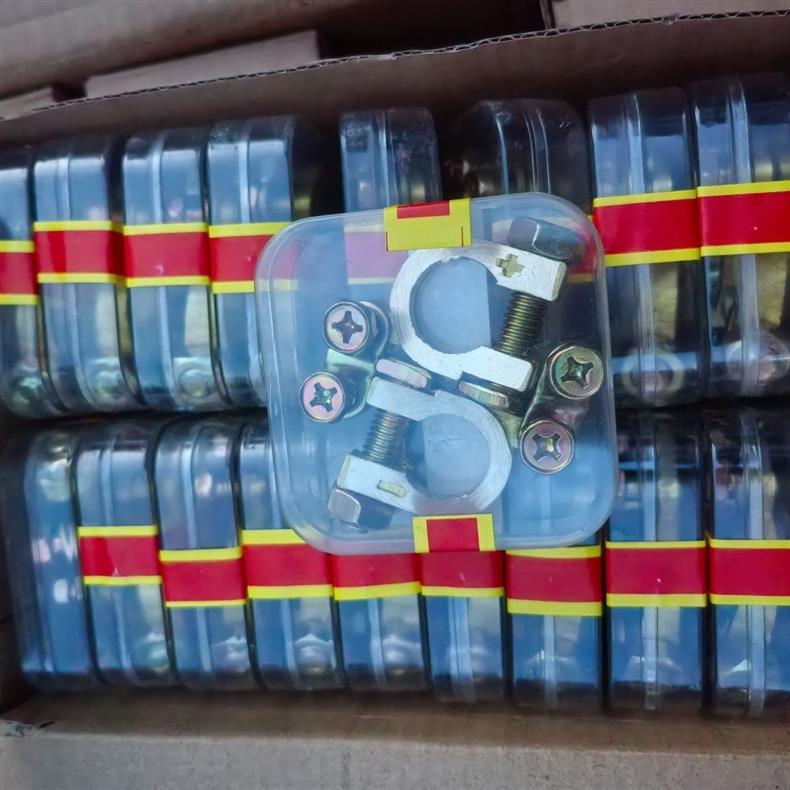 Car Battery Terminal Pure Copper Clip Universal Battery Thickened Truck Terminal Connector Clamp Pair