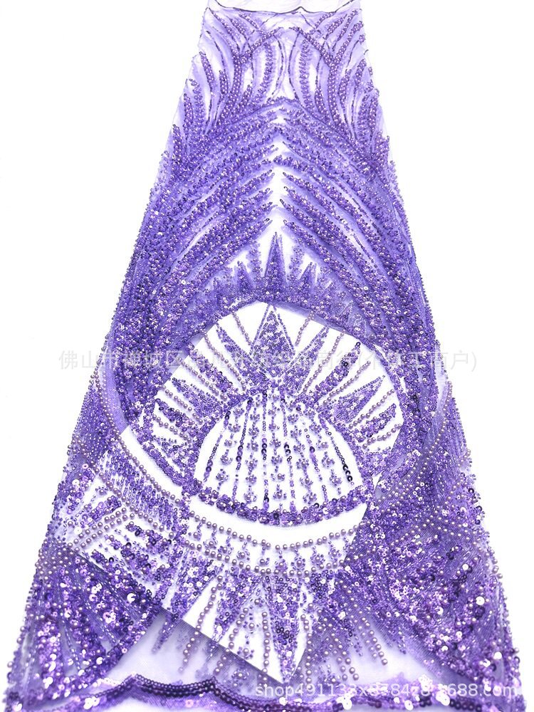 Gaoding industria pesada perlas tubo bordado tela de moda europea y americana vestido de boda sexy cena vestido de moda tela