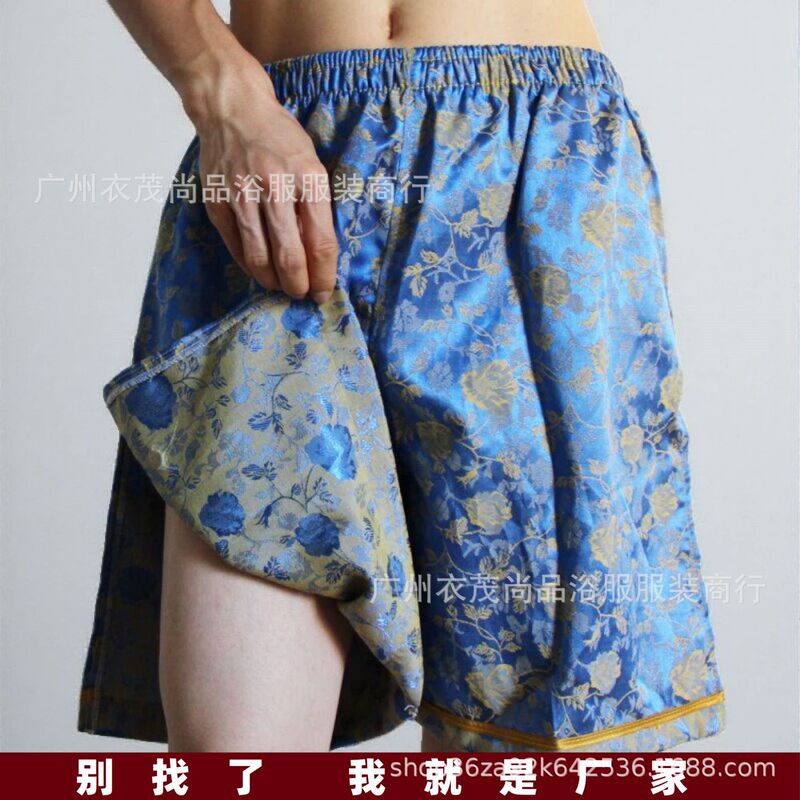Slit Sauna Shorts, Bath Center Sauna Pants, Plus-Size Men's Massage Pants, Traditional Chinese Medicine Gua Sha Shorts, Foot Massage Shop Bath Pants Slit Sauna Shorts, Bath Center Sauna Pants, Plus-Size Men's Massage Pants, Traditional Chinese Medicine Gua Sha Shorts, Foot Massage Shop Bath Pants