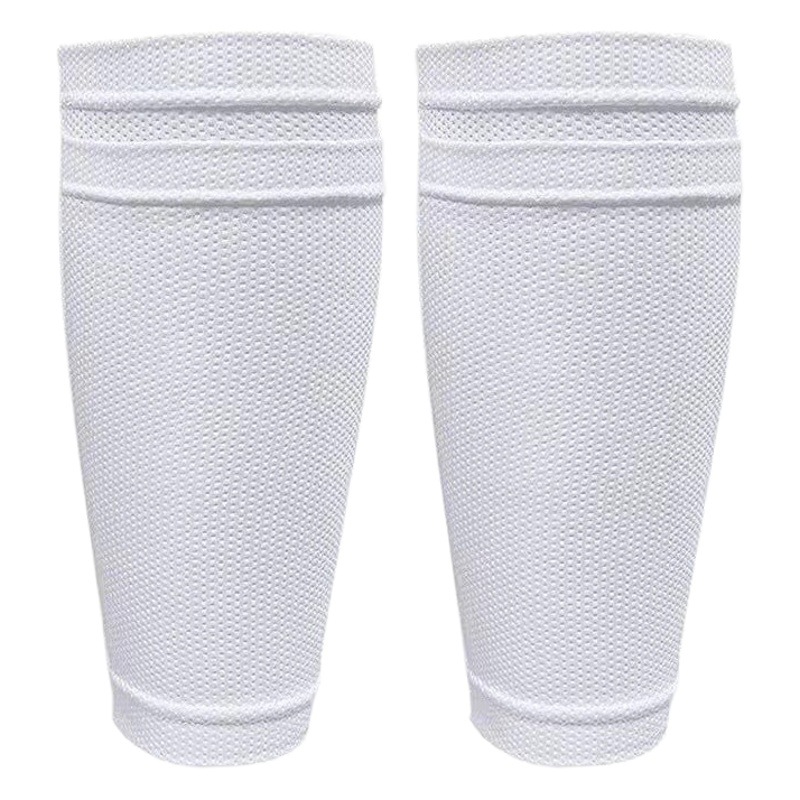 Jie Xin Double-Layer Breathable Football Shin Guards with Fixed Insert Plate Set for Men, Mid-Tube Sock Set