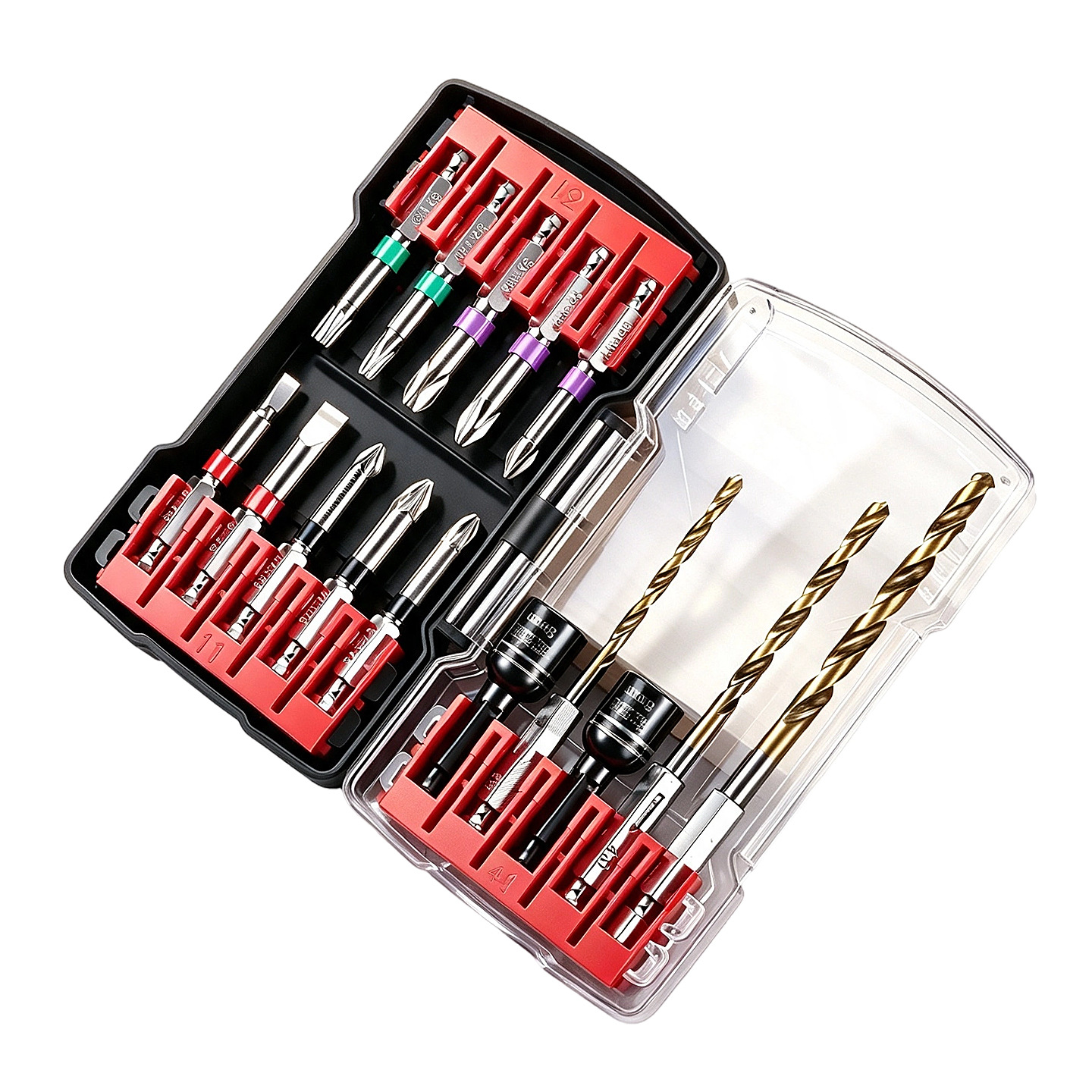 Conjunto de manga de cabeza de lote eléctrica explosiva transfronteriza, 10 piezas, conjunto de manga de cabeza de lote multifuncional magnética de gran torsión