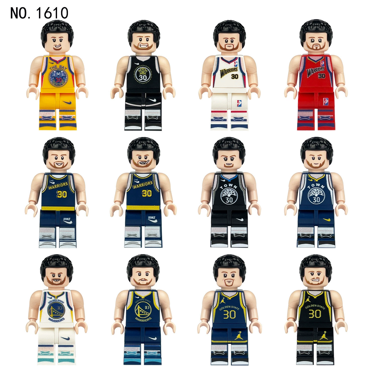 M8070 M8077 M8101 Sports Football Player Star Messi Building Blocks and Tiles Toys Specially Offered in Foreign Trade