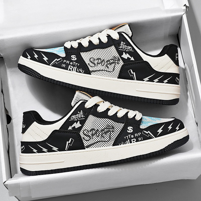 Atmungsaktive Mesh-Markenschuhe für Herren im Sommer, hochwertige und vielseitige Freizeitschuhe für Jugendsportarten, die die Körpergröße erhöhen, weiße Trendschuhe_voghion.com